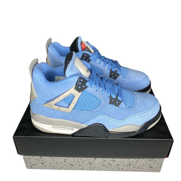 Nike Other - Nike Air Jordan 4 Retro University Blue UNC GS Size 5Y / 6.5W DS